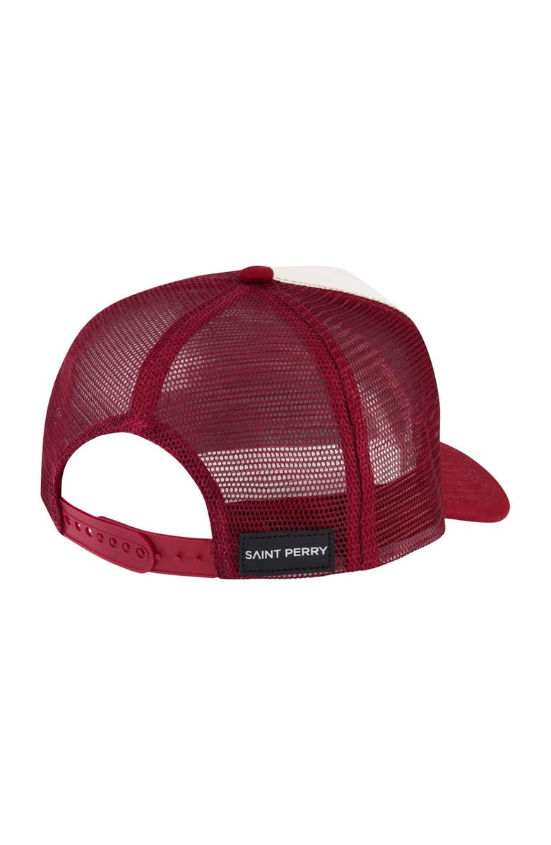 SAINT PERRY Monte Carlo Resort Trucker Hat, Alternate, color, Red