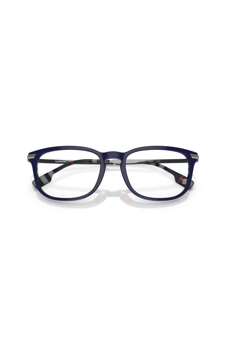 Burberry 54mm Rectangle optical glasses, Alternate, color, Blue