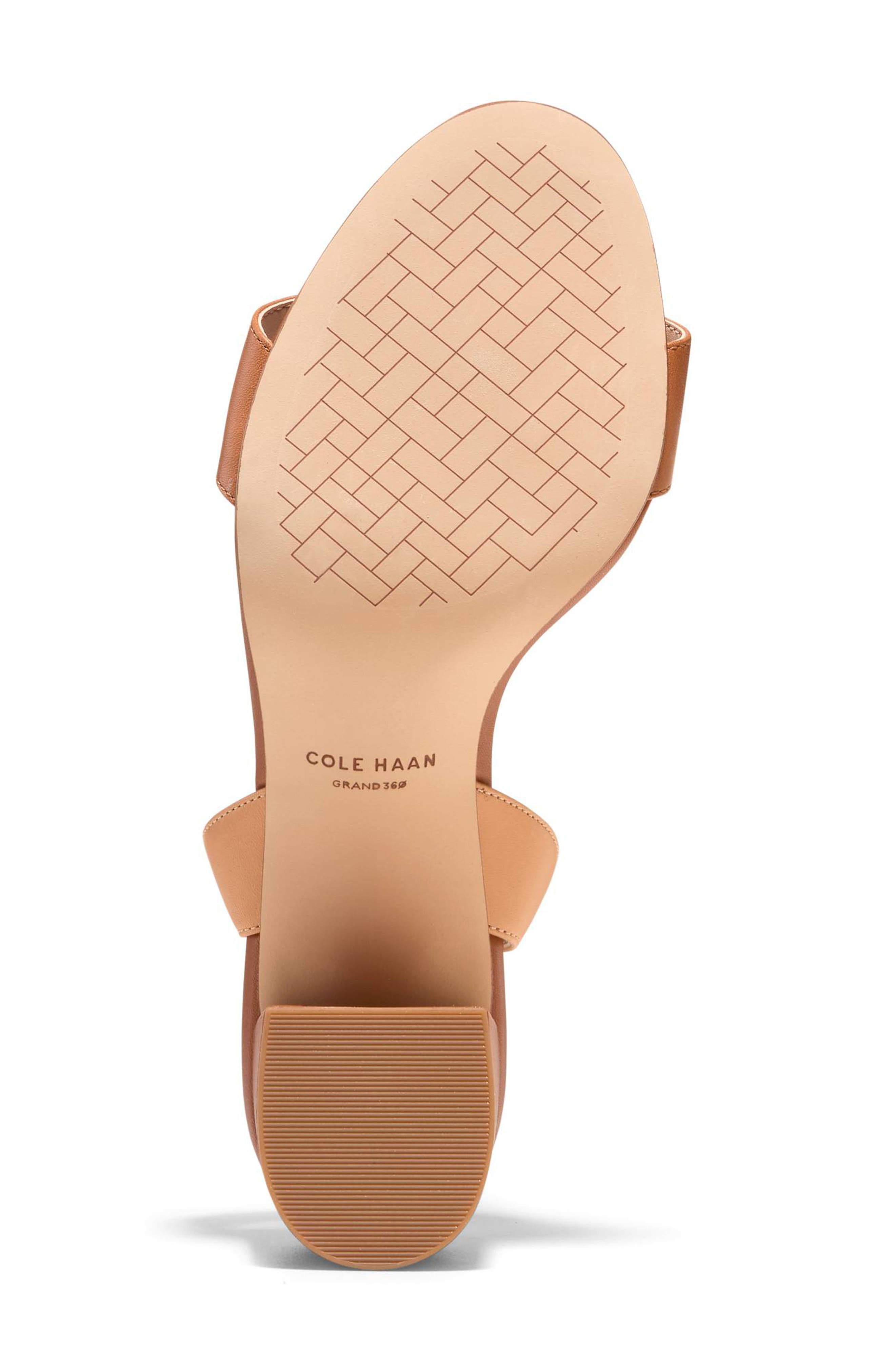 Cole Haan Josie Block Heel Sandal, Alternate, color, British Tan / Biscuit / Ivory