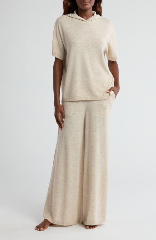 Nordstrom Cashmere Lounge Set In Beige Oatmeal Light Heather