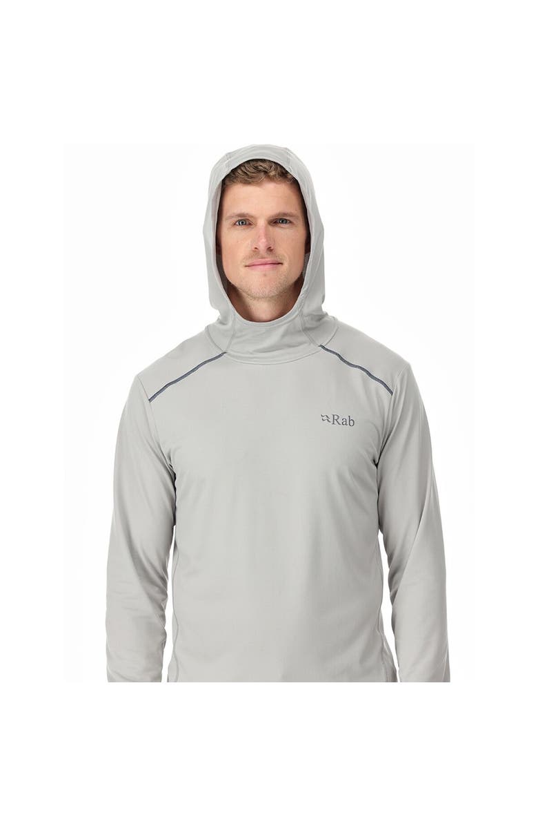 Rab Force Hooded Shirt - Men's, Alternate, color, Dark Pewter