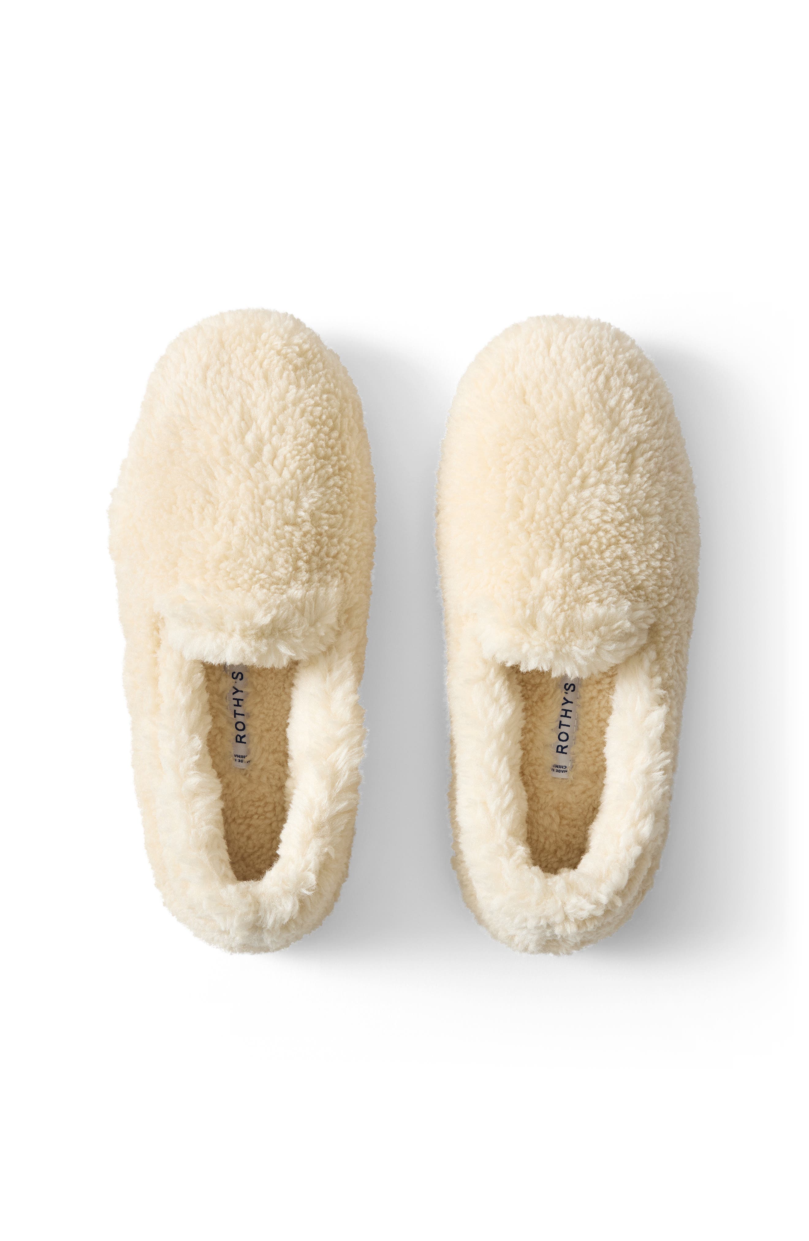 The Teddy Slipper, Alternate, color, OAT MILK