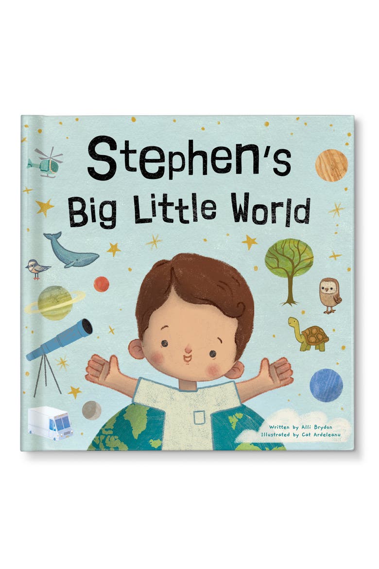 Short Hair Big Little World Personalized Book, Main, color, MULTI