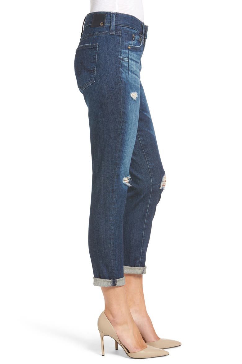 'The Beau' High Rise Slouchy Skinny Jeans, Alternate, color, WINNOW