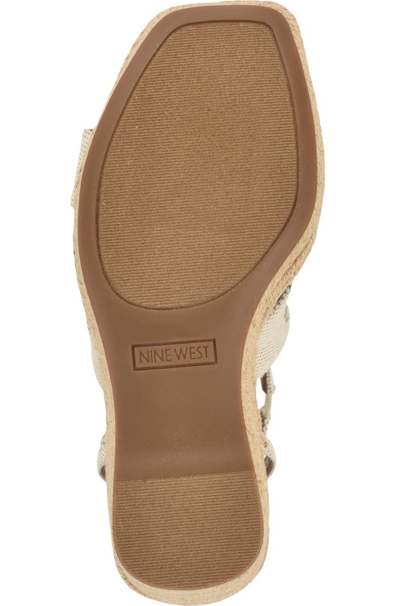 Nine West Adriane Platform Wedge Sandal, Alternate, color,