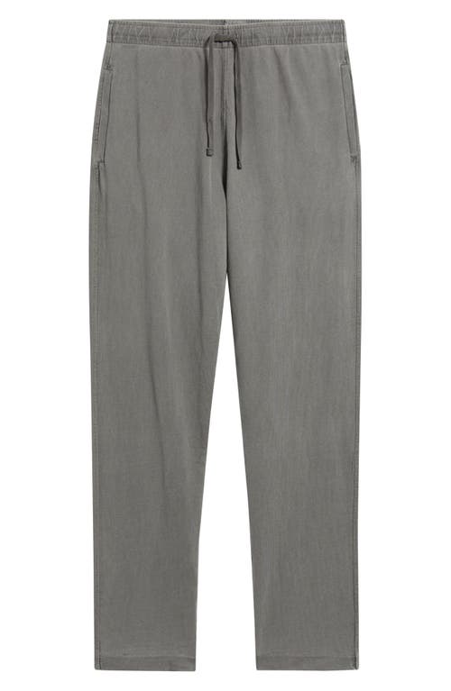 Alex Crane  Caza Organic Cotton Drawstring Waist Pants In Gray