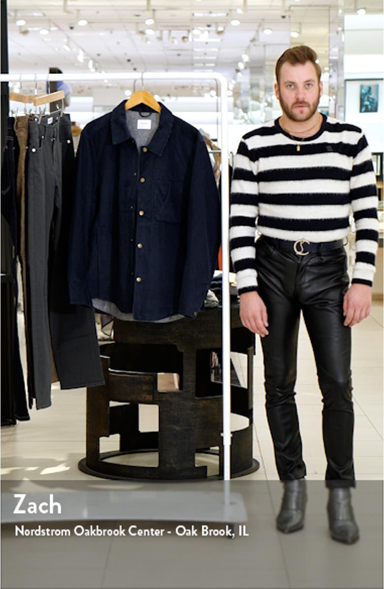 Leroy Corduroy Snap Front Shirt Jacket, sales video thumbnail