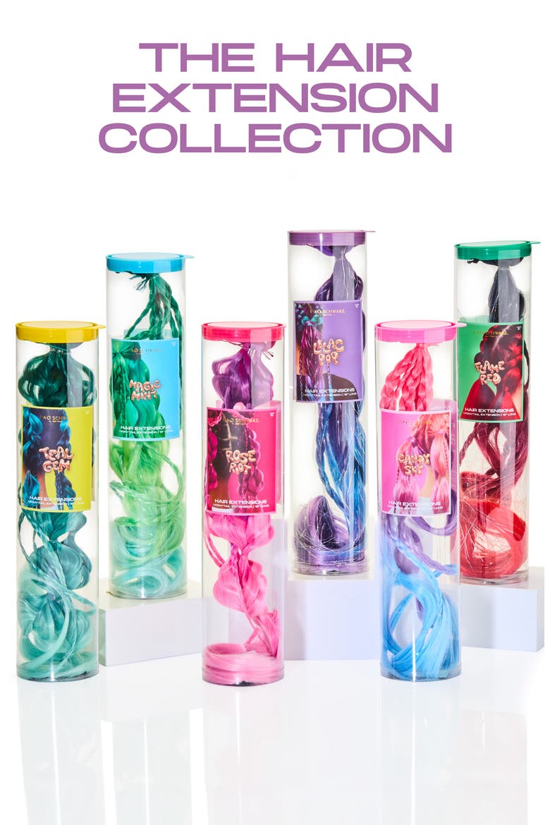 Rose Riot Wrap Ponytail Hair Extension, Alternate, color, OPEN PURPLE