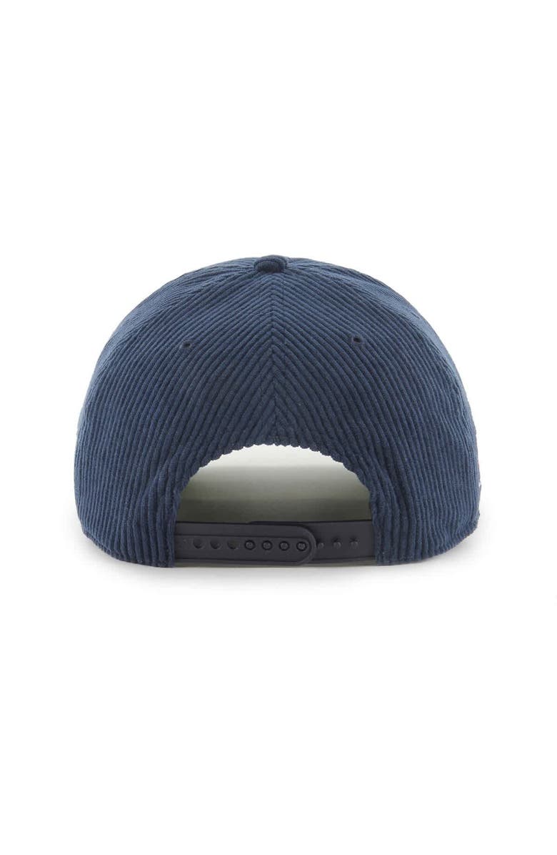 '47 Men's '47 Navy Milwaukee Brewers Corduroy Hitch Adjustable Hat, Alternate, color, 