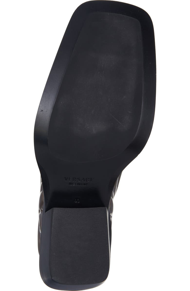 Versace Molded Foam Square Toe Boot, Alternate, color,