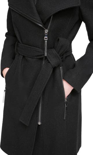 Calvin Klein Angled Zip Twill Coat | Nordstromrack Calvin Klein Angled Zip Twill Coat | Nordstromrack