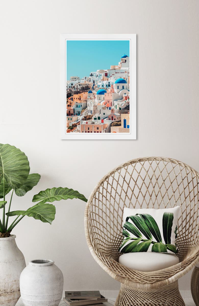 Wynwood Studio Vacation In My Mind Framed Wall Art, 15" x 21", Alternate, color, Blue