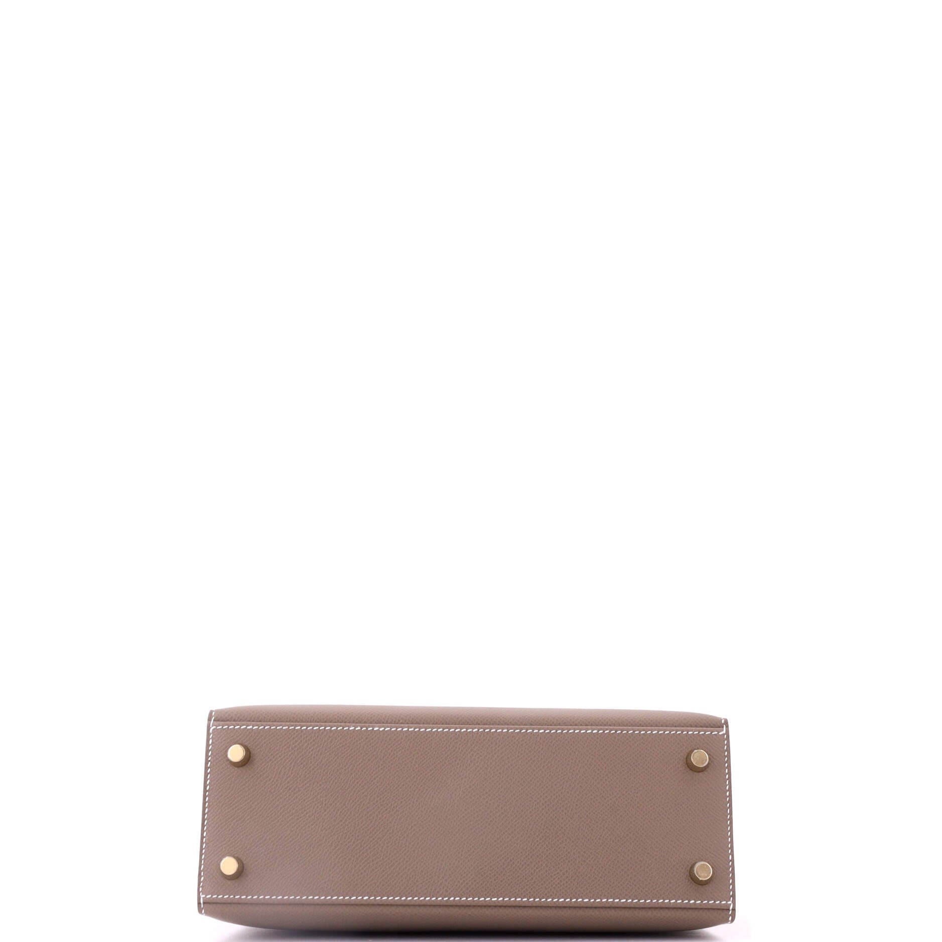 Kelly Handbag Grey Epsom with Gold Hardware 25, Alternate, color, Grey