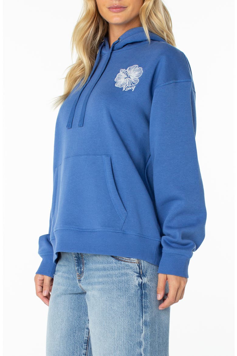 Wailea Oversize Embroidered Hoodie, Alternate, color, DUTCH BLUE