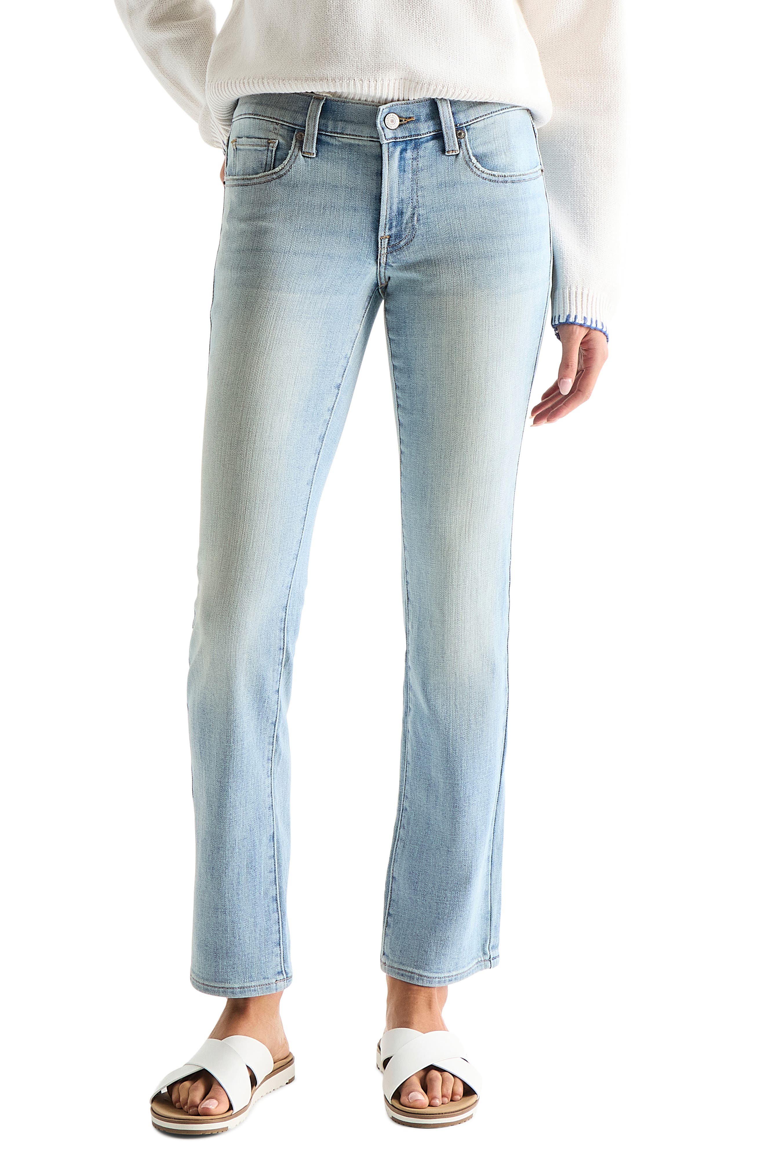 Lucky Brand Sweet Mid Rise Straight Leg Jeans