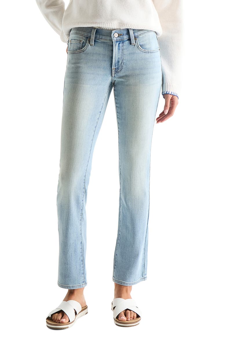 Sweet Mid Rise Straight Leg Jeans, Main, color, SOUNDBATH