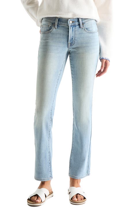 Sweet Mid Rise Straight Leg Jeans (Soundbath)