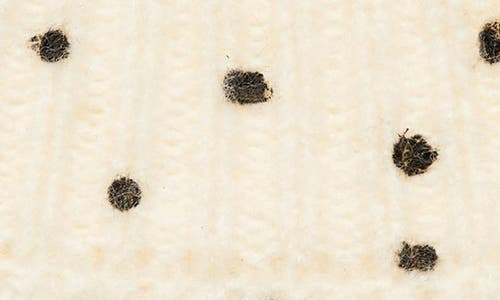 Shop Mango Polka Dot Sweater In Ecru