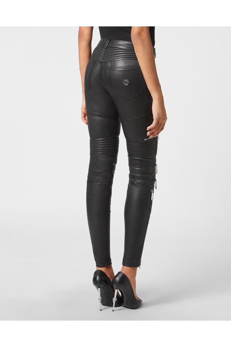 Leather Trousers Women, Alternate, color, black
