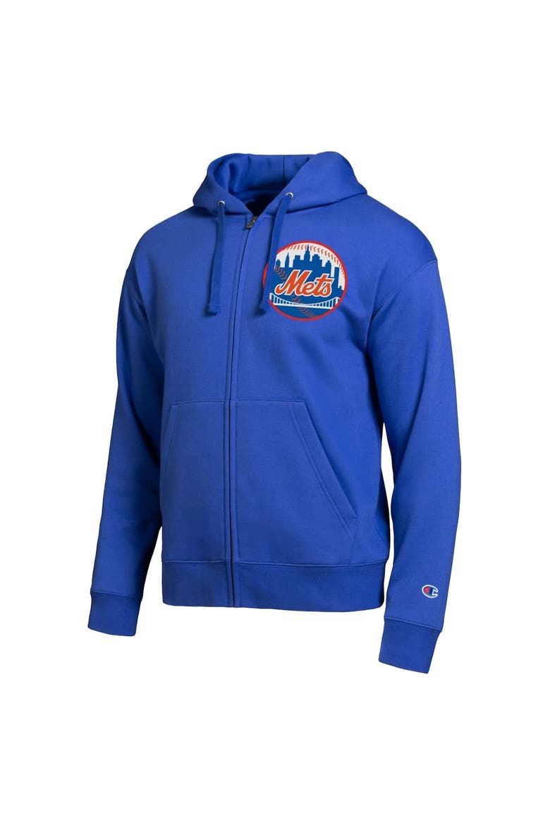 Men's Champion Royal New York Mets All-Star Full-Zip Hoodie, Alternate, color, Royal