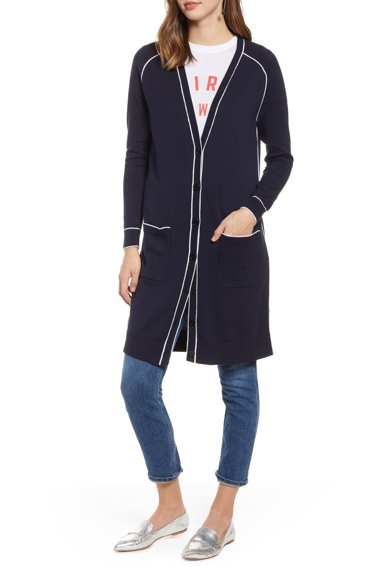 Longline Cardigan, Alternate, color, NAVY NIGHT