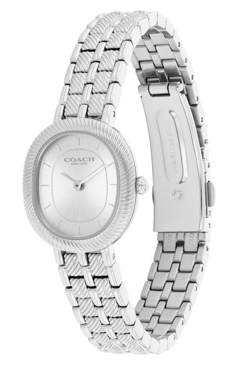COACH Harlow Bracelet Watch, 23.8 mm x 26 mm, Alternate, color, Silver