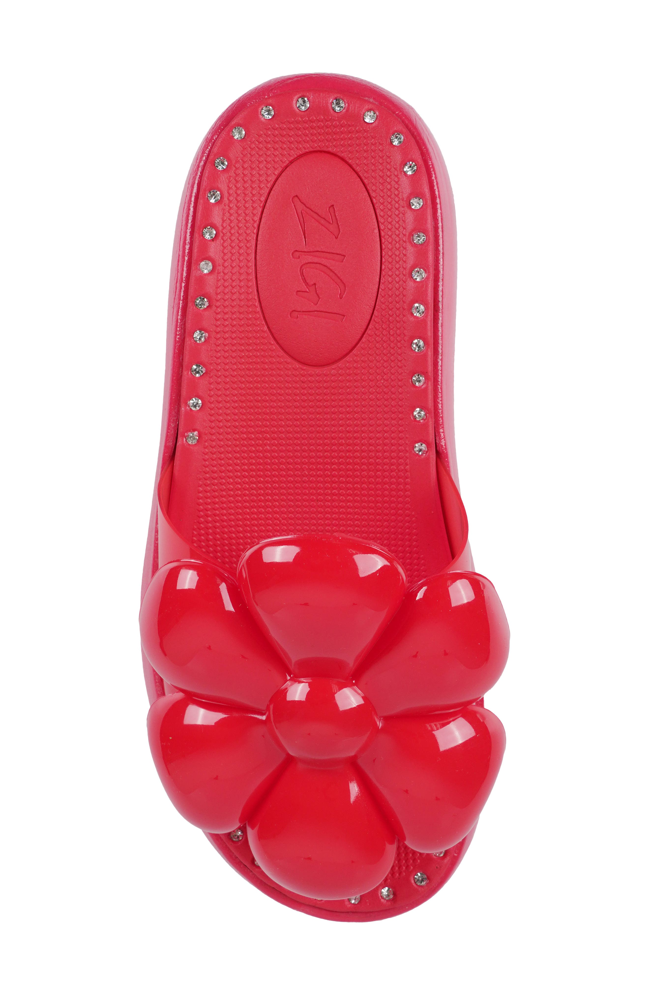 Arria Platform Sandal, Alternate, color, RED