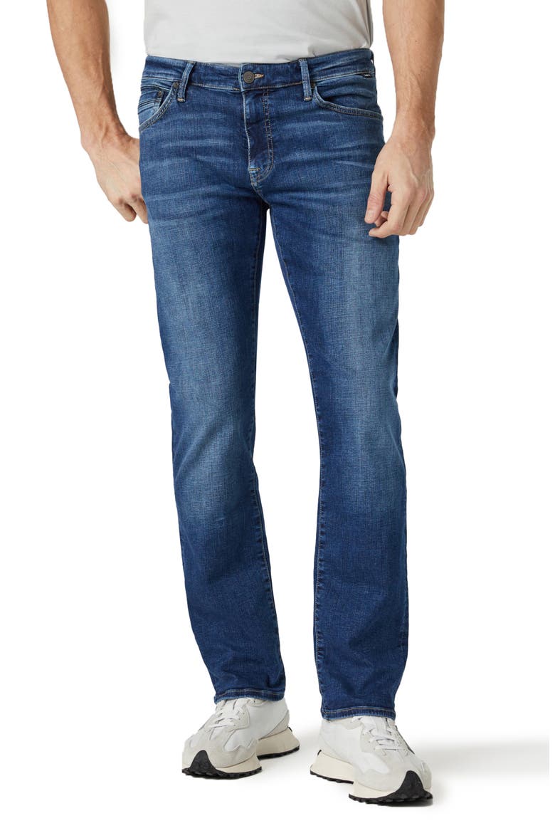 Josh Bootcut Jeans, Main, color, MID BRUSHED ORGANIC MOVE