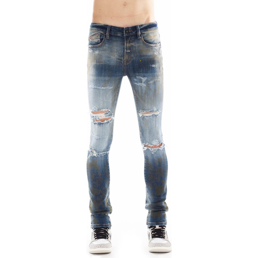 Cult Of Individuality Punk Ripped Super Skinny Jeans