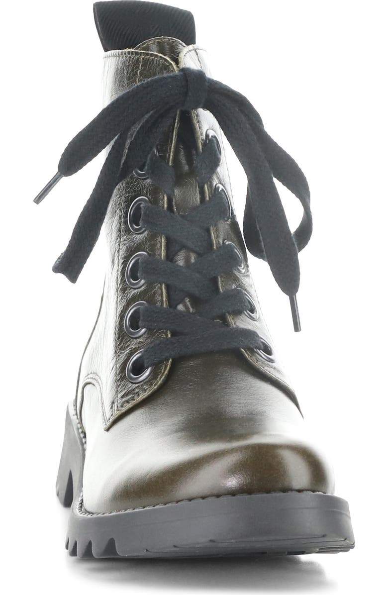 Fly London Ragi Combat Boot, Alternate, color, Khaki