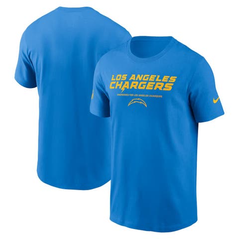 Men's Nike Powder Blue Los Angeles Chargers Sideline Performance T-Shirt