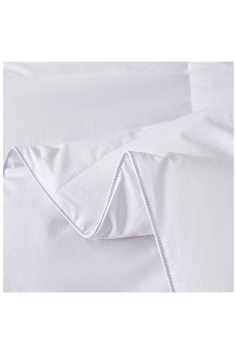 Serta Sateen Cotton Comforter, Alternate, color, WHITE