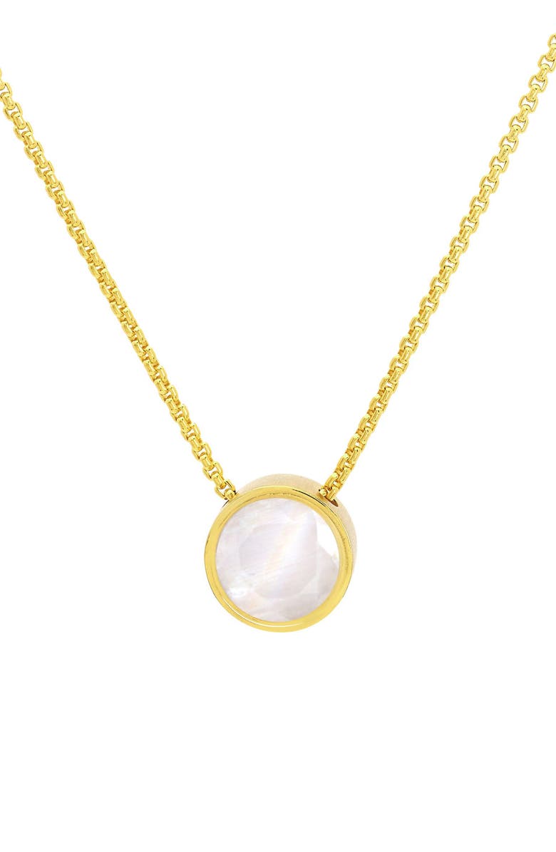 Dean Davidson Midi Signature Stone Pendant Necklace, Main, color, 