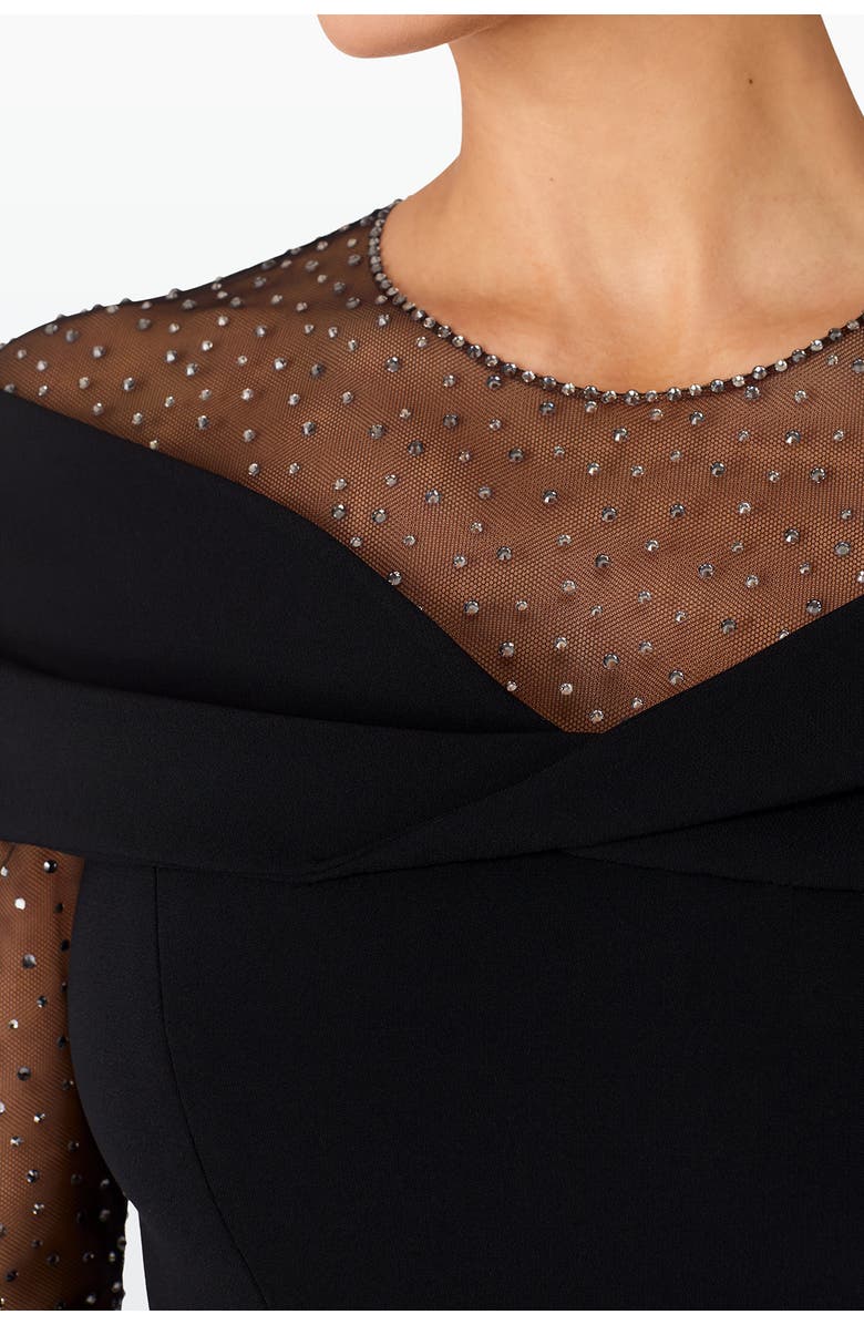 Jenny Packham Etienne Maxi Dress, Alternate, color, Liquorice