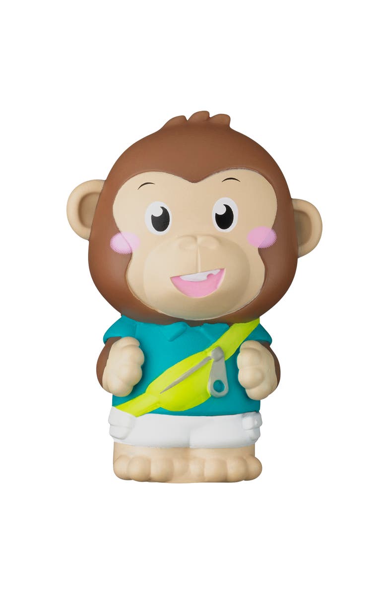 Timber Tots Safari Jeep 4X4 Vehicle, Monkey Figure, Alternate, color, Multicolored