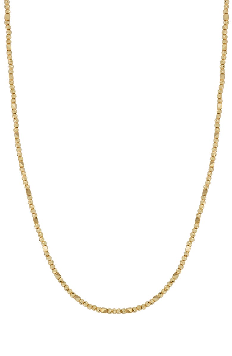 Bony Levy 14K Gold Beaded Necklace, Main, color, 14K Yellow Gold