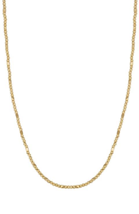 14K Gold Beaded Necklace (Nordstrom Exclusive)