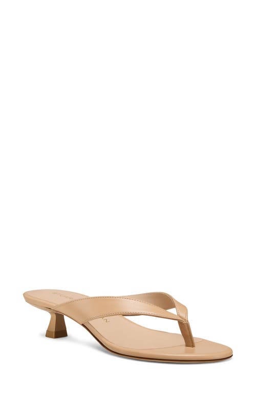 Stuart Weitzman Rio Kitten Heel Sandal In Neutral