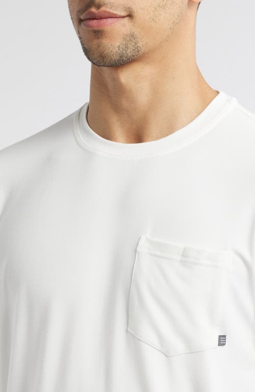 Free Fly Flex Performance Pocket T-shirt In White