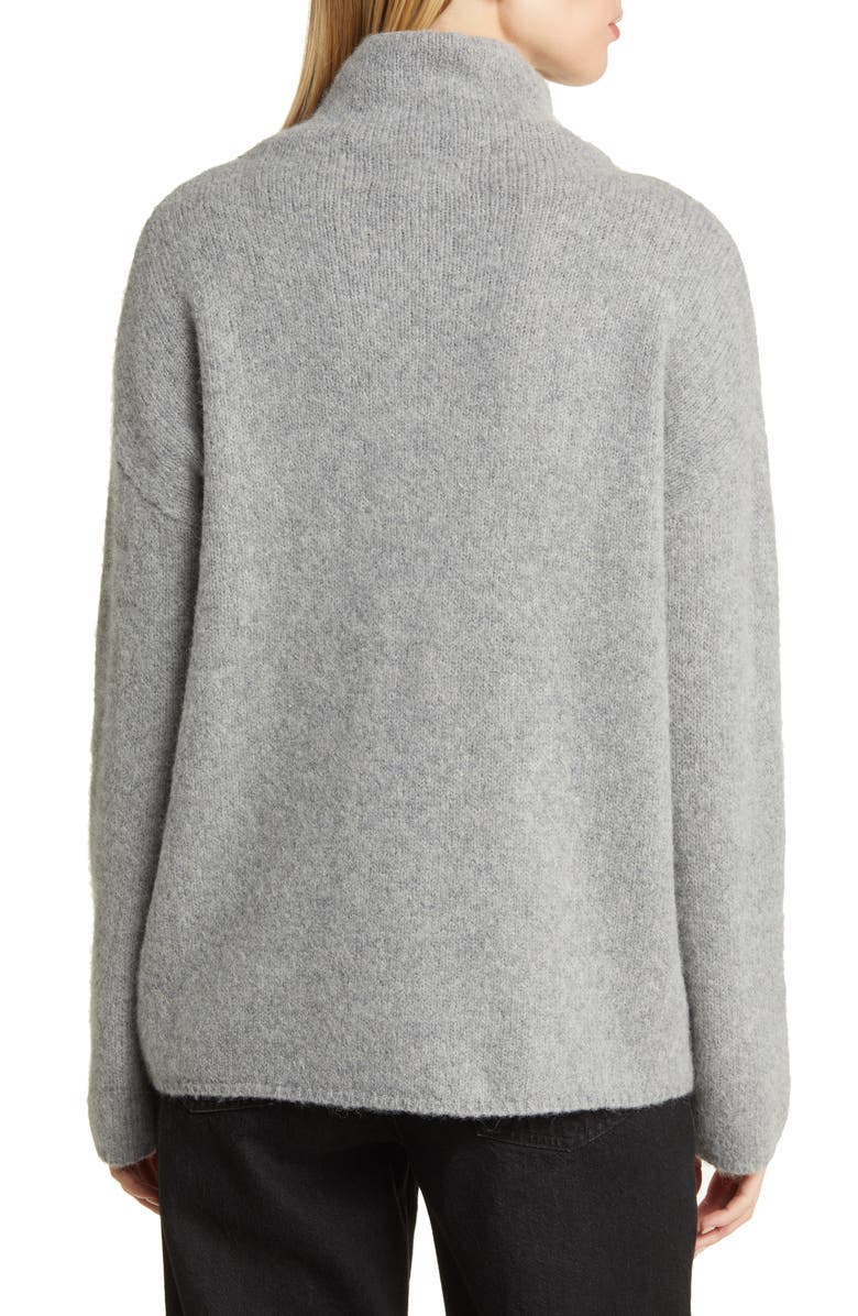 Nordstrom Fuzzy Cowl Neck Sweater, Alternate, color, 