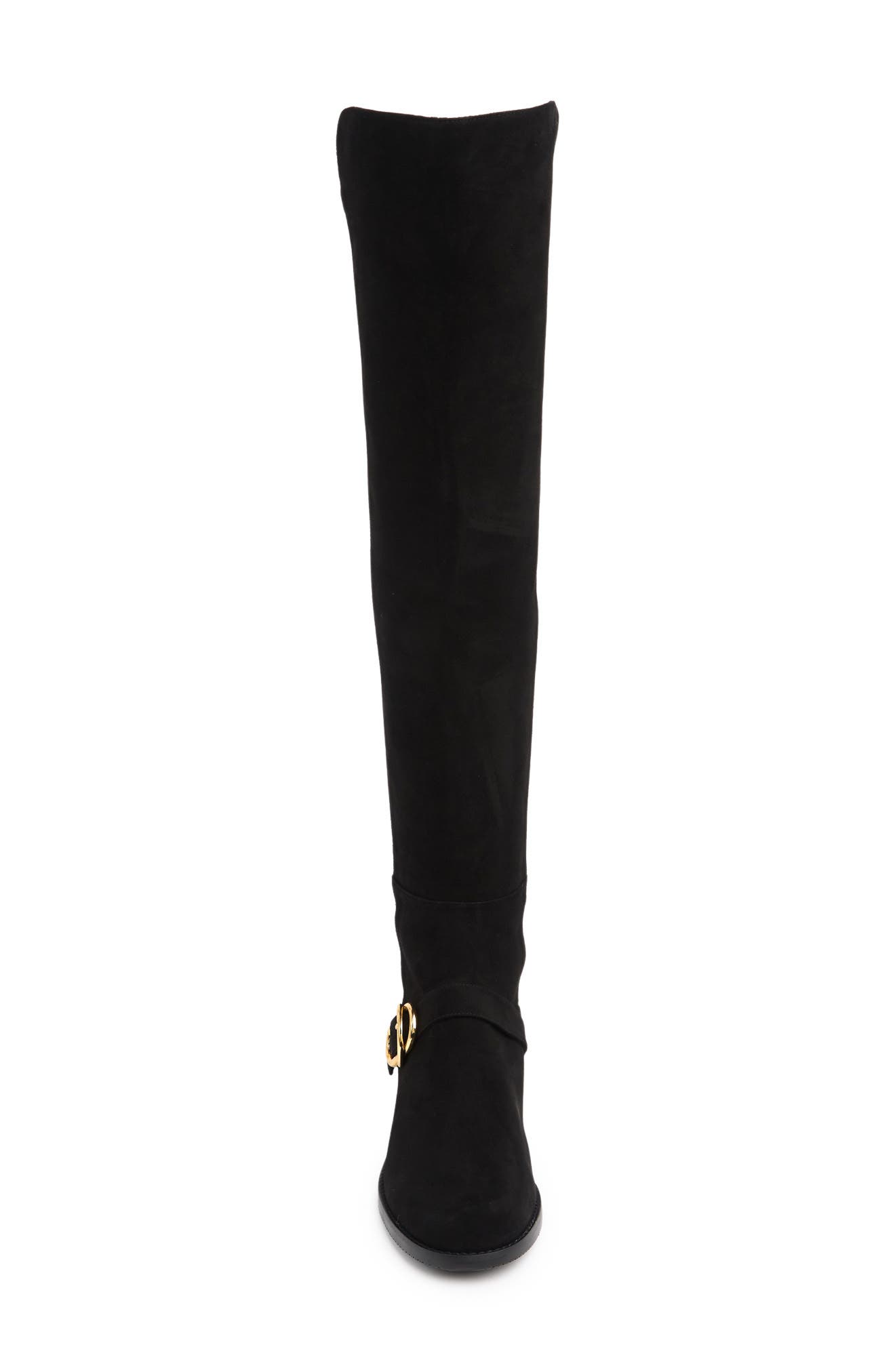 Stuart Weitzman Siella Buckled Over-the-Knee Boot, Alternate, color, 
