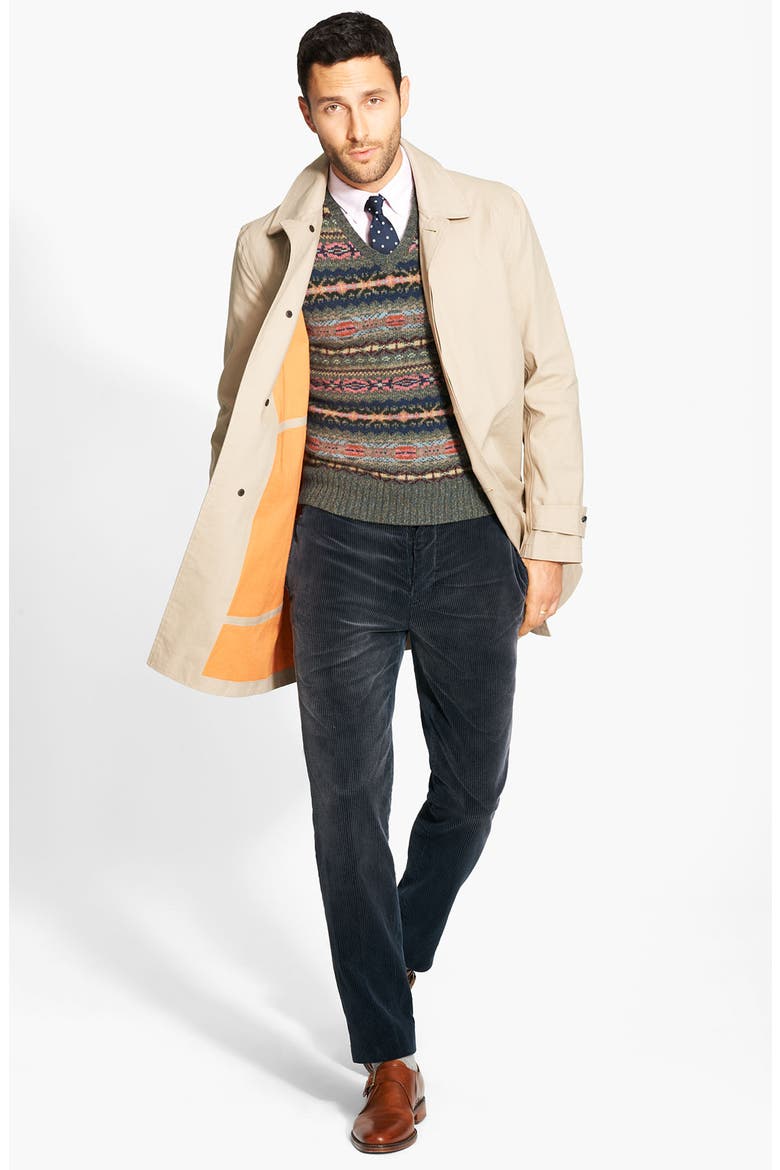 Bonded Raincoat, Alternate, color, KHAKI