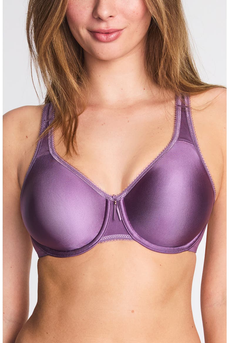 Basic Beauty Seamless Underwire Bra, Main, color, ITALIAN GRAPE