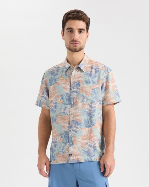 On Another Holiday Short Sleeve Woven Shirt