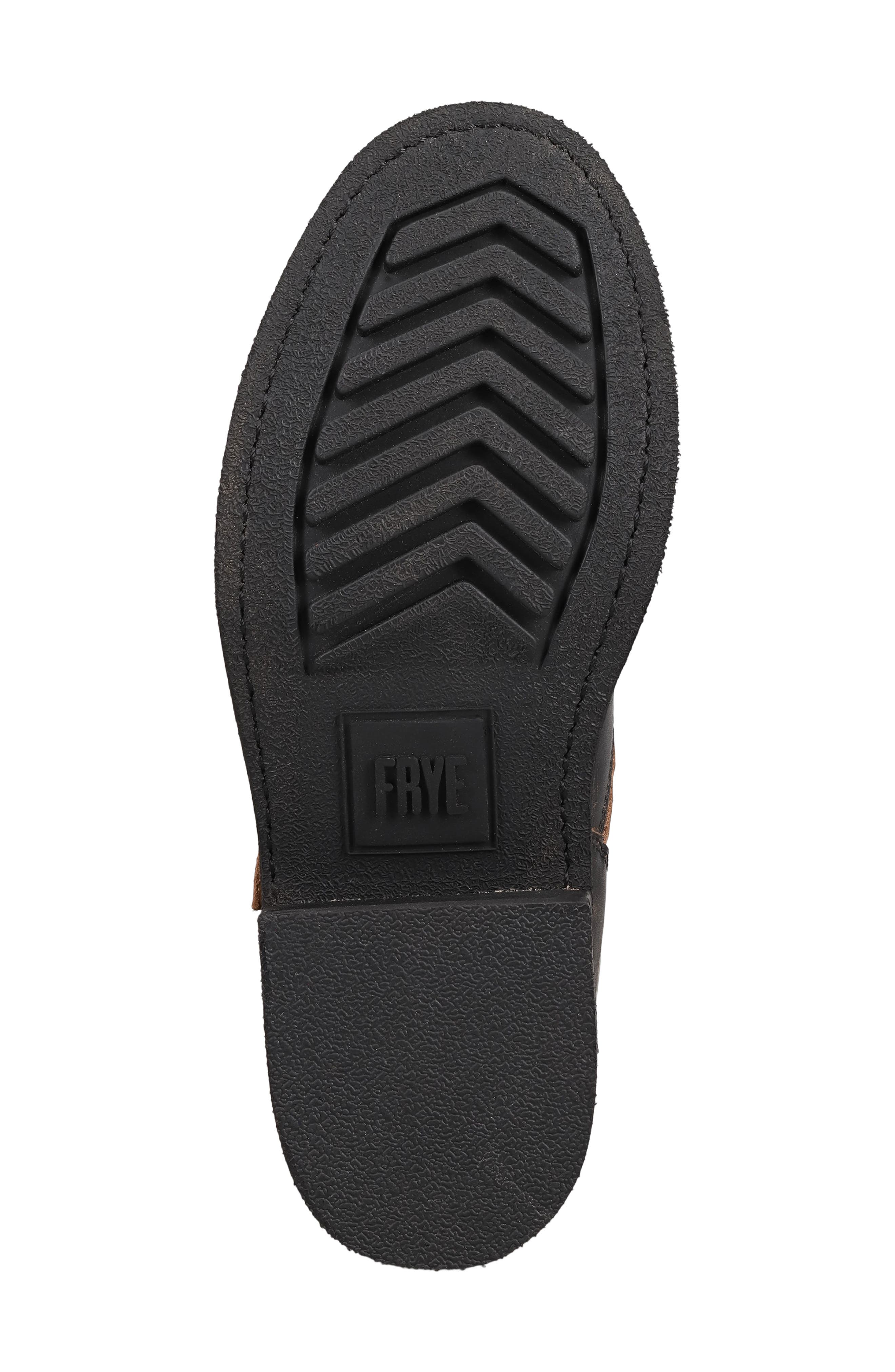 Frye Viv Short Engineer Boot, Alternate, color, Distressed Black