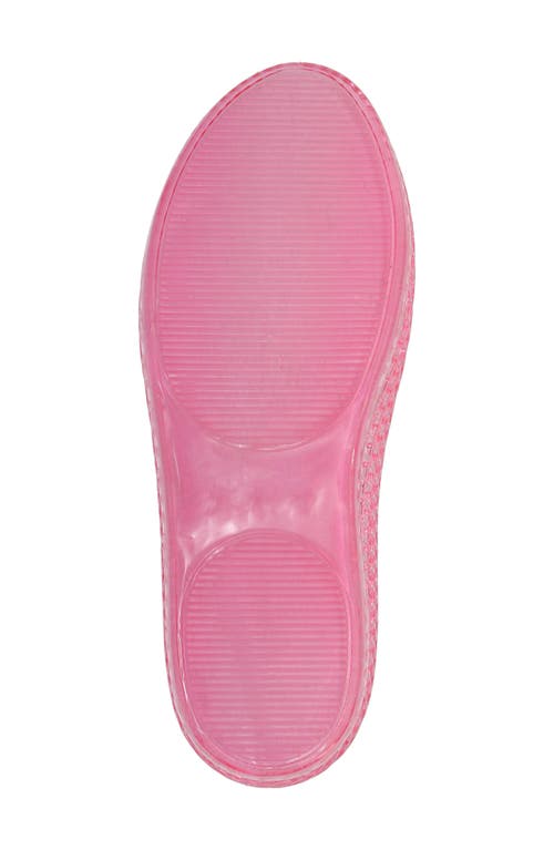 Mia Gelina Jelly Flat In Pink
