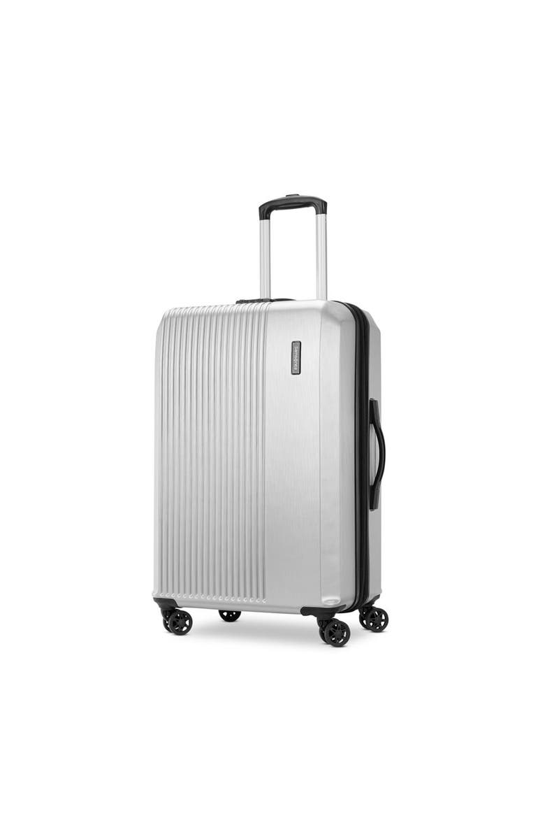 Alliance SE Hardside (20"/24"/28") 3 Piece Spinner Luggage Set, Alternate, color, Aluminum Silver
