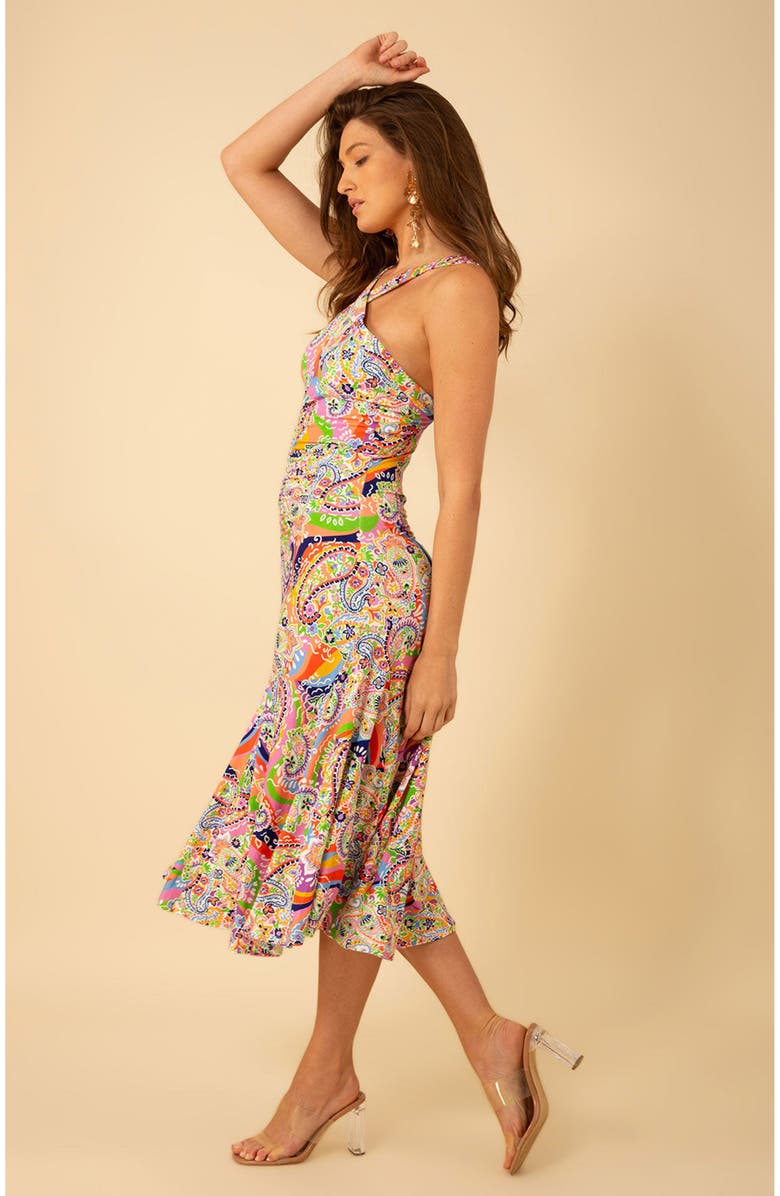 Hale Bob Mckenna Halter Dress, Alternate, color,