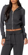 EDIKTED Chandler Crop Hoodie