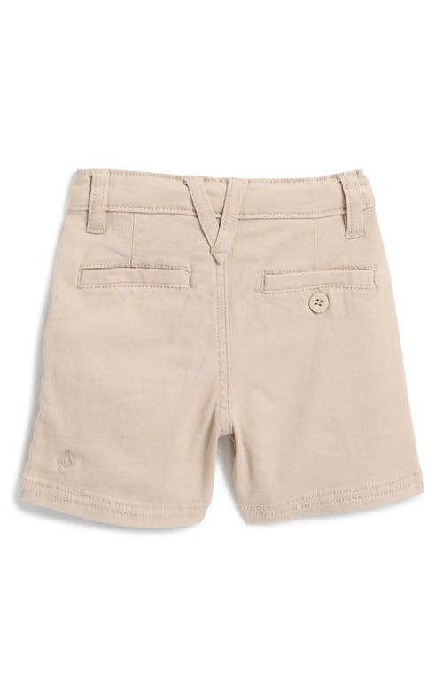 Shop Volcom Stripe Short Sleeve Button-up & Shorts Set In Blue